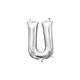 13in Air-Filled Silver Letter Balloon (U)